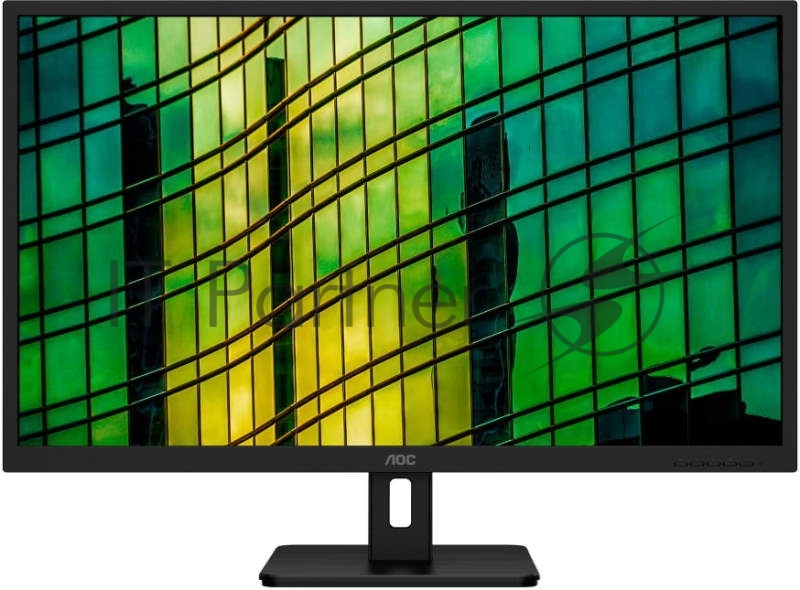 Монитор жидкокристаллический AOC Монитор LCD 32 16:9 2560х1440 MVA, nonGLARE, 300cd/m2, H178°/V178°, 3000:1, 80M:1, 1,07B Color, 4ms, VGA, DVI, HDMI, DP, Height adj., Pivot, Tilt, HAS, Speakers, 3Y, Black