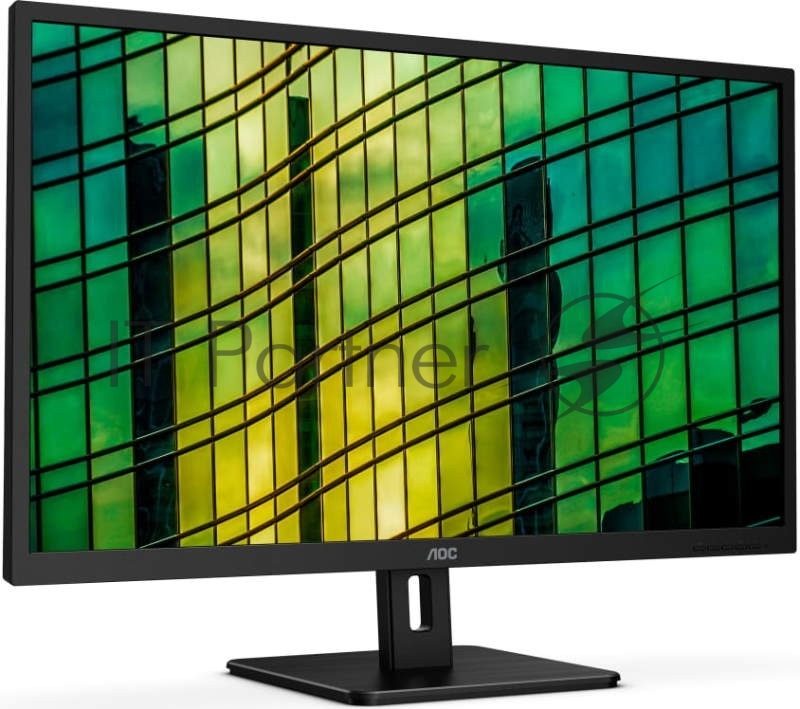 Монитор жидкокристаллический AOC Монитор LCD 32 16:9 2560х1440 MVA, nonGLARE, 300cd/m2, H178°/V178°, 3000:1, 80M:1, 1,07B Color, 4ms, VGA, DVI, HDMI, DP, Height adj., Pivot, Tilt, HAS, Speakers, 3Y, Black