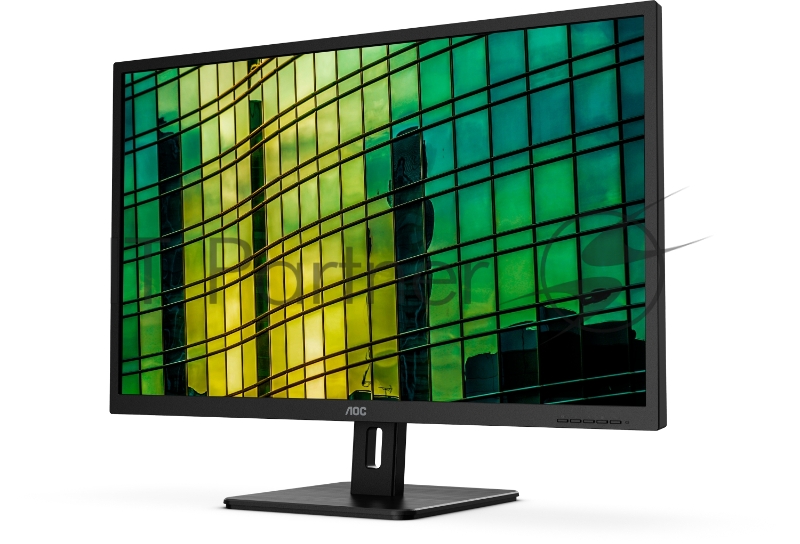 Монитор жидкокристаллический AOC Монитор LCD 32 16:9 2560х1440 MVA, nonGLARE, 300cd/m2, H178°/V178°, 3000:1, 80M:1, 1,07B Color, 4ms, VGA, DVI, HDMI, DP, Height adj., Pivot, Tilt, HAS, Speakers, 3Y, Black