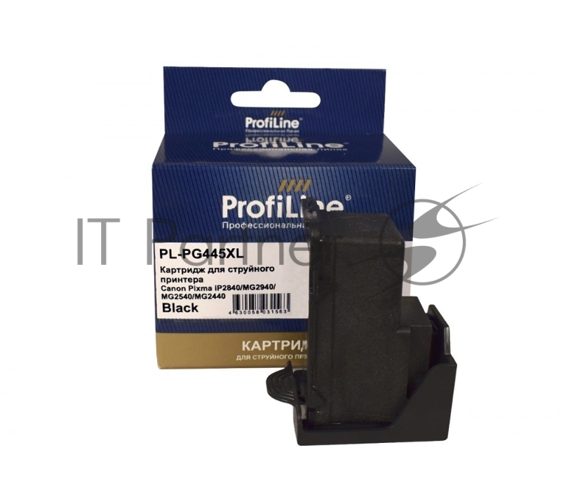 Струйный картридж PL-PG-445XL для принтеров CANON PIXMA IP2840/MG2440/MG2540/MG2540S/M с чернилами Black ProfiLine