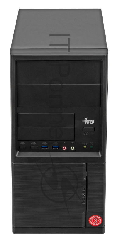 ПК IRU Office 312 MT PG G5420 (3.8)/4Gb/SSD120Gb/UHDG 610/Free DOS/GbitEth/400W/черный