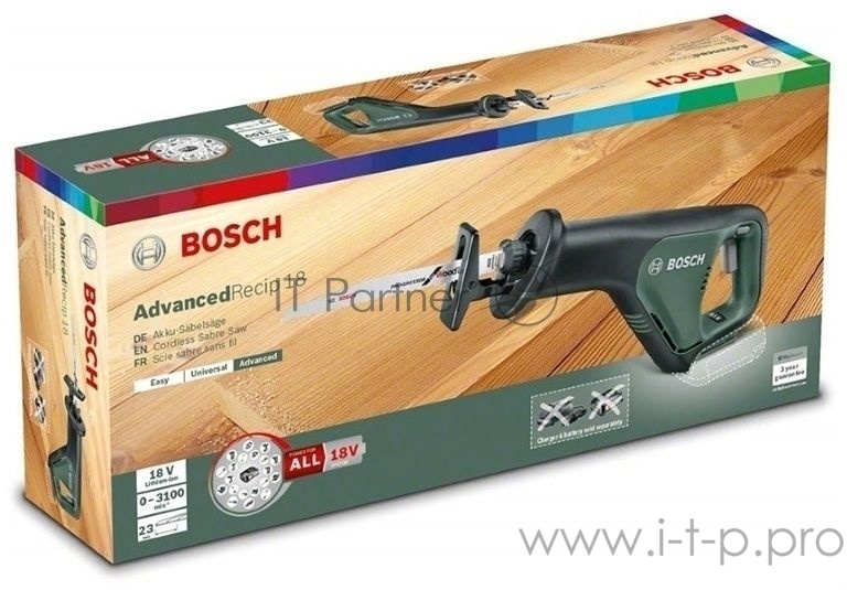 Сабельная пила Bosch AdvancedRecip18 аккум.