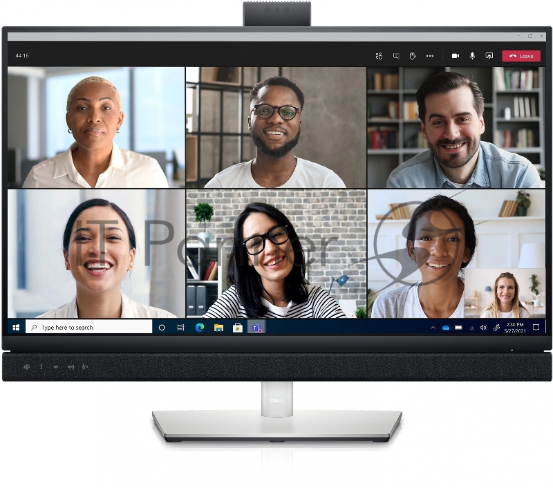 МОНИТОР 27 DELL C2722DE Black-Silver с поворотом экрана (IPS, 2560x1440, 5 ms, 178°/178°, 350 cd/m, 1000:1, +HDMI 1.4)