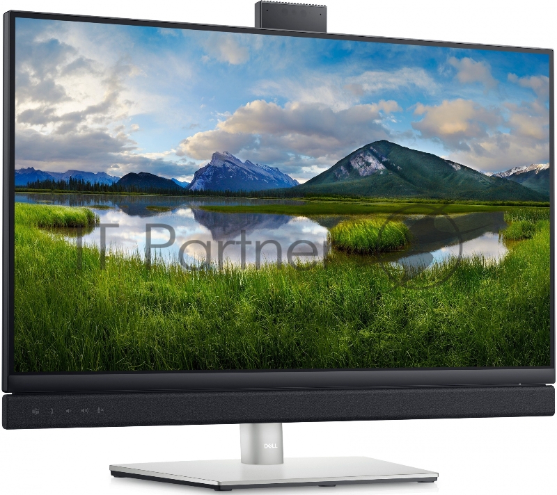 МОНИТОР 27 DELL C2722DE Black-Silver с поворотом экрана (IPS, 2560x1440, 5 ms, 178°/178°, 350 cd/m, 1000:1, +HDMI 1.4)