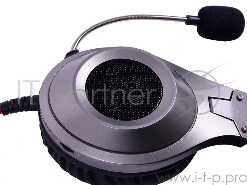 Наушники Defender Inferno металлик, провод 2 м