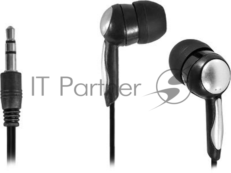 Наушники Defender стерео Basic-603 для плеера, черный, 1,1 м 63603