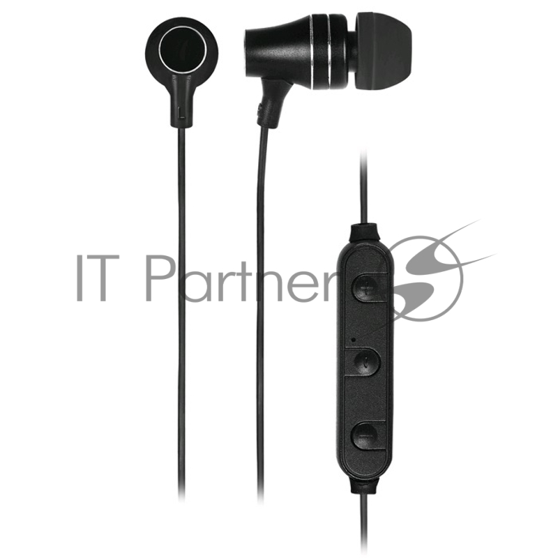 Наушники SVEN E-225B, черный {Bluetooth 4.1, 2 комплекта сменных амбушюр, Время работы от аккумулятора 5 часов}