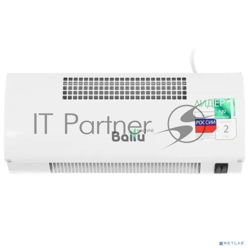 Тепловая завеса BALLU BHC-CE-3L Ступени мощности 2,5/1,25 кВт, Номинальный ток 11 А, Производительность 250 м3/час, Напряжение питания 220 В - 50 Гц, Подключение к сети сетевой шнур с вилкой, Степень защиты IP20, Класс электрозащиты I, Увеличение те