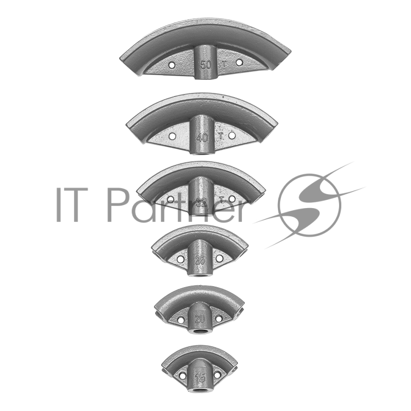 Трубогиб MATRIX 181335 гидравлический 1/2–2 12 т в комплекте с башмаками