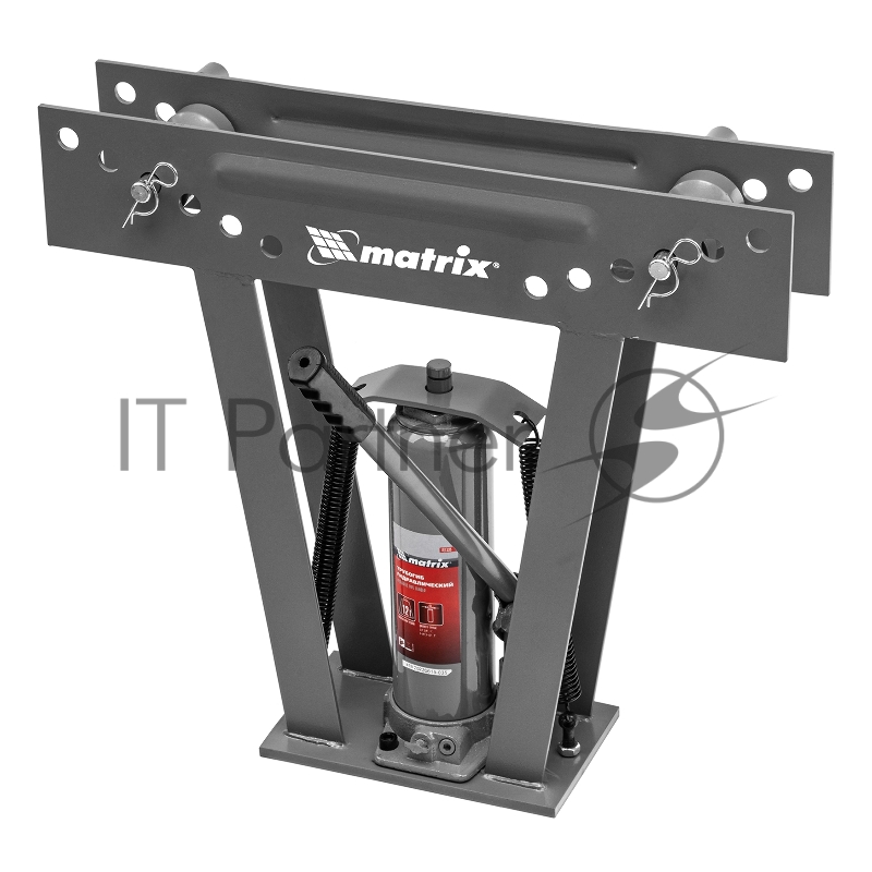 Трубогиб MATRIX 181335 гидравлический 1/2–2 12 т в комплекте с башмаками
