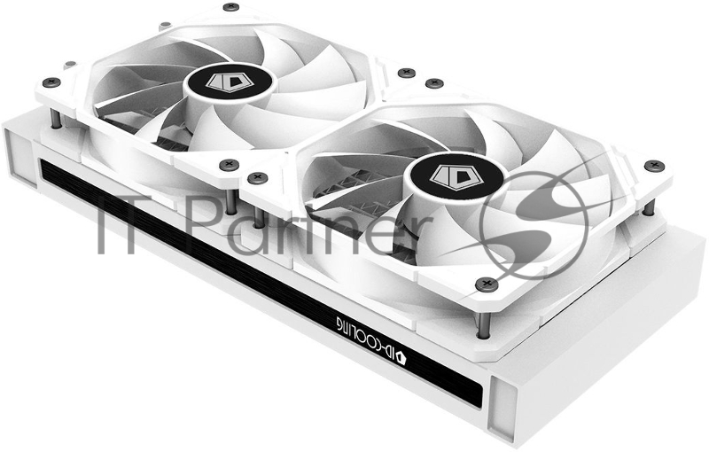 Комплект водяного охлаждения ID-Cooling ZOOMFLOW_240XT_SNOW (универсальный, 250W, 18.0–26.4 dB, 700-1500 rpm, 2x120мм, п