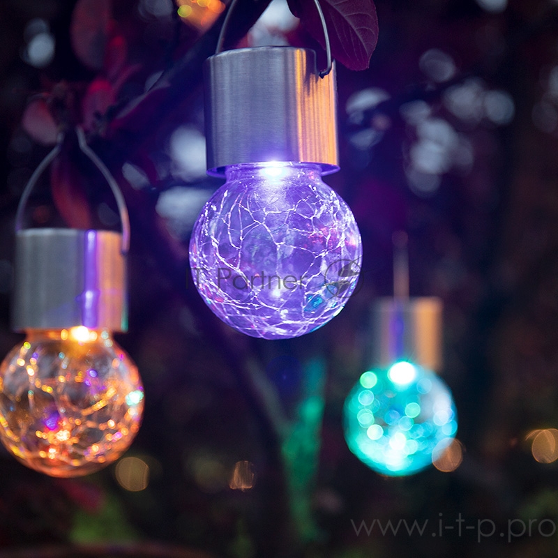 Садовый светильник на солнечной батарее, подвесной (SLR-WB-80) LAMPER