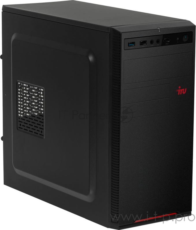 ПК IRU Home 613 MT i3 10100F (3.6)/8Gb/SSD480Gb/GT710 1Gb/Windows 10 Home Single Language 64/GbitEth/400W/черный