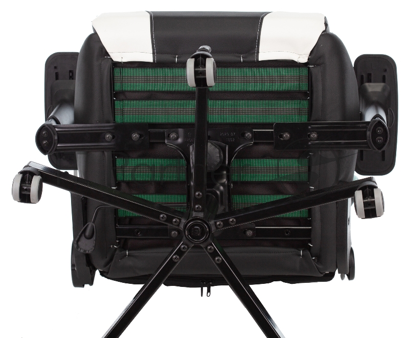 Кресло игровое Zombie VIKING TANK черный/серый/белый искусственная кожа с подголов. крестовина металл