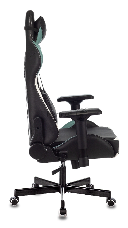 Кресло игровое Zombie VIKING TANK черный/серый/белый искусственная кожа с подголов. крестовина металл