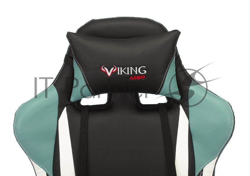 Кресло игровое Zombie VIKING TANK черный/серый/белый искусственная кожа с подголов. крестовина металл