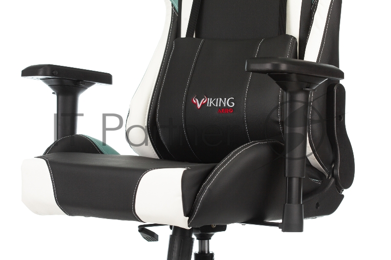 Кресло игровое Zombie VIKING TANK черный/серый/белый искусственная кожа с подголов. крестовина металл