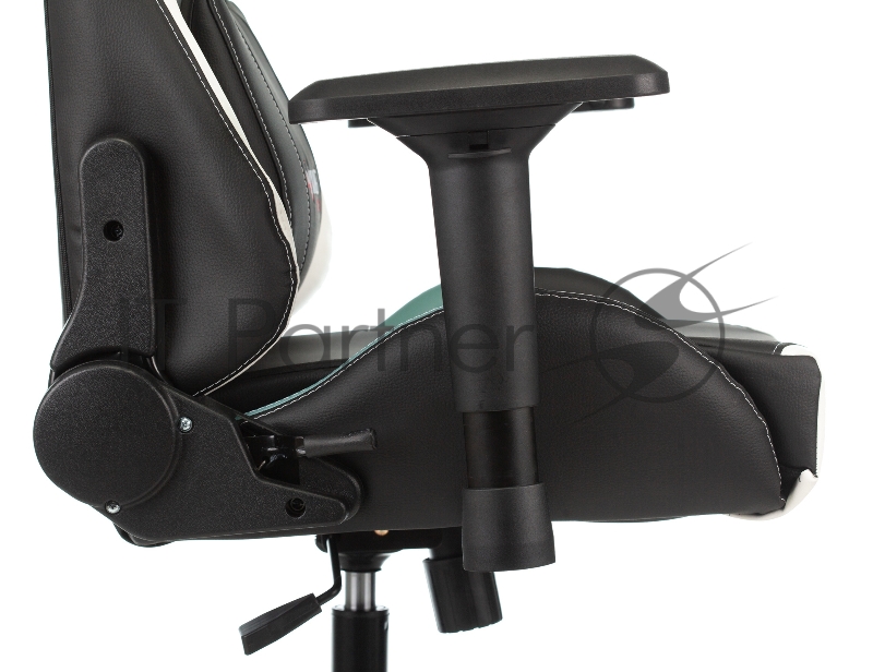 Кресло игровое Zombie VIKING TANK черный/серый/белый искусственная кожа с подголов. крестовина металл