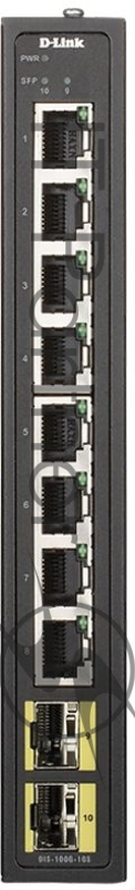 Коммутатор D-Link DIS-100G-10S DIS-100G-10S/A1A 8G 2SFP неуправляемый