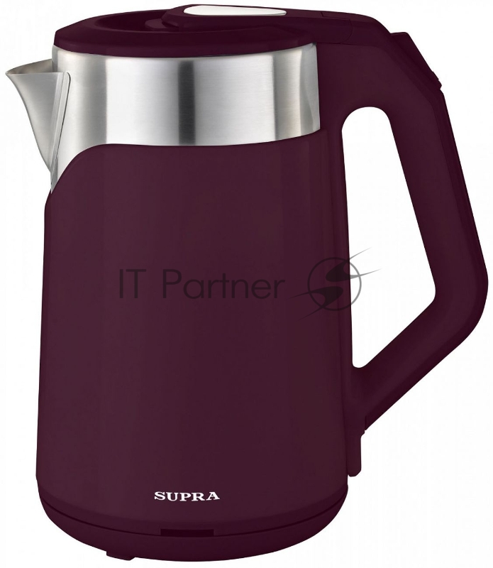 Чайник SUPRA KES-1899 Емкость 1,8л.Мощность 1500Вт. Корпус из термостойкого пластика.Внутренняя колба из нержавеющей стали Возможность вращения чайника на 360°. Автоматическое отключение при закипании воды. Отключение при недостаточном количестве во