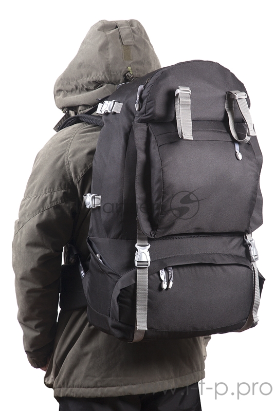 Рюкзак туристический Кайтур 5, 65 л черный