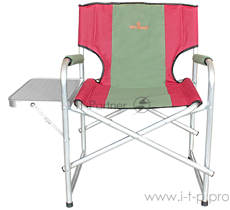 Кресло Woodland Super Max+, складное, усиленное, со столиком 55 x 62 x 63 (83) см (алюминий) AKSM-02