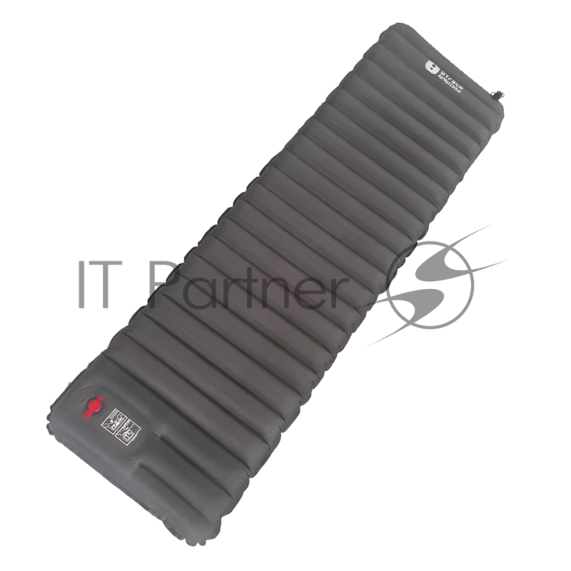 Ковер надувной утеплённый BTrace AirMat Delux,193х59х9 см, с насосом (Серый)