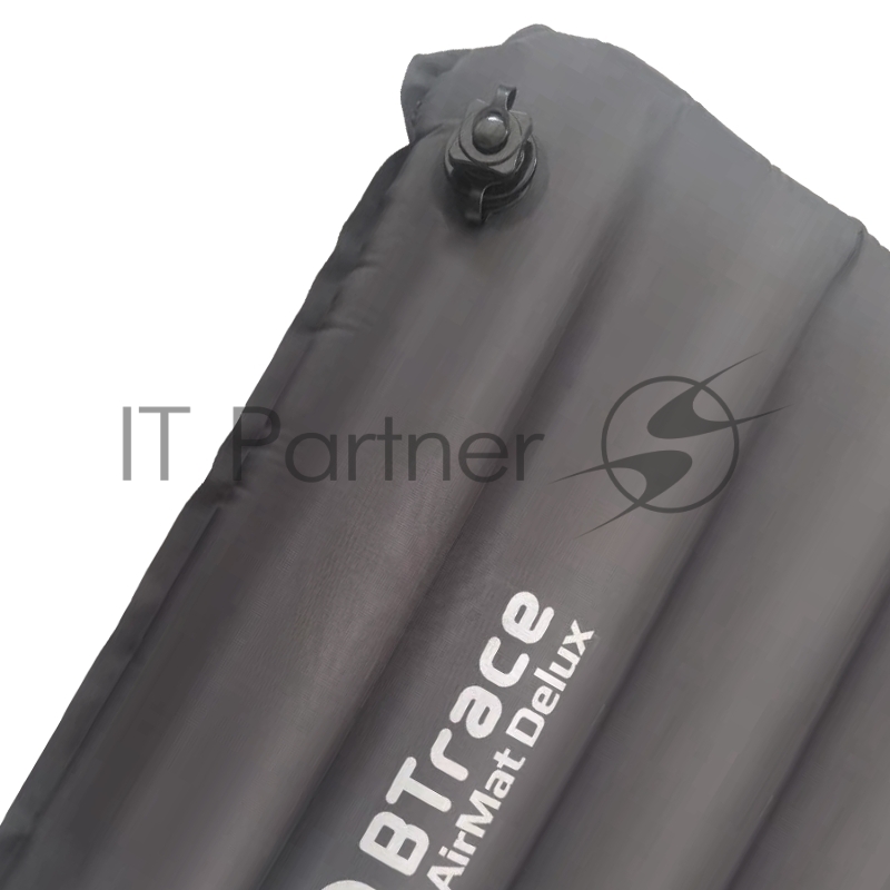 Ковер надувной утеплённый BTrace AirMat Delux,193х59х9 см, с насосом (Серый)