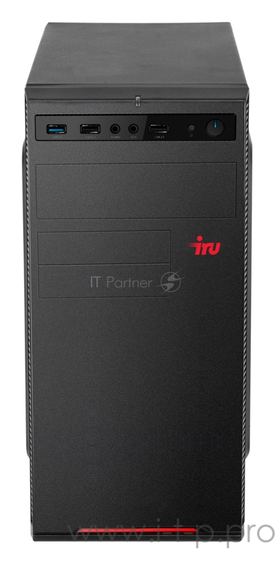 ПК IRU Home 613 MT i3 10100F (3.6)/8Gb/1Tb 7.2k/SSD240Gb/GTX1050Ti 4Gb/Windows 10 Home Single Language 64/GbitEth/400W/черный
