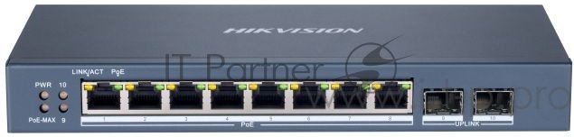 Коммутатор Hikvision DS-3E1510P-SI управляемый