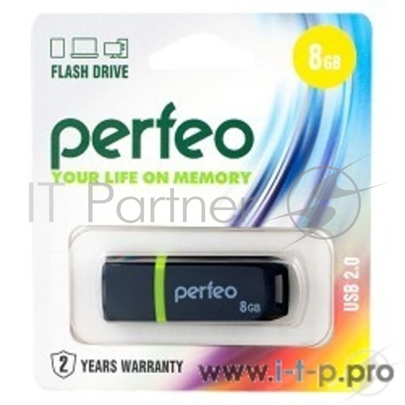 Носитель информации Perfeo USB Drive 16GB C11 Black PF-C11B016