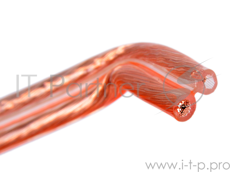 Кабель Акустический кабель Cablexpert CC-TC2x2,5-10M, прозрачный, 10 м, бухта