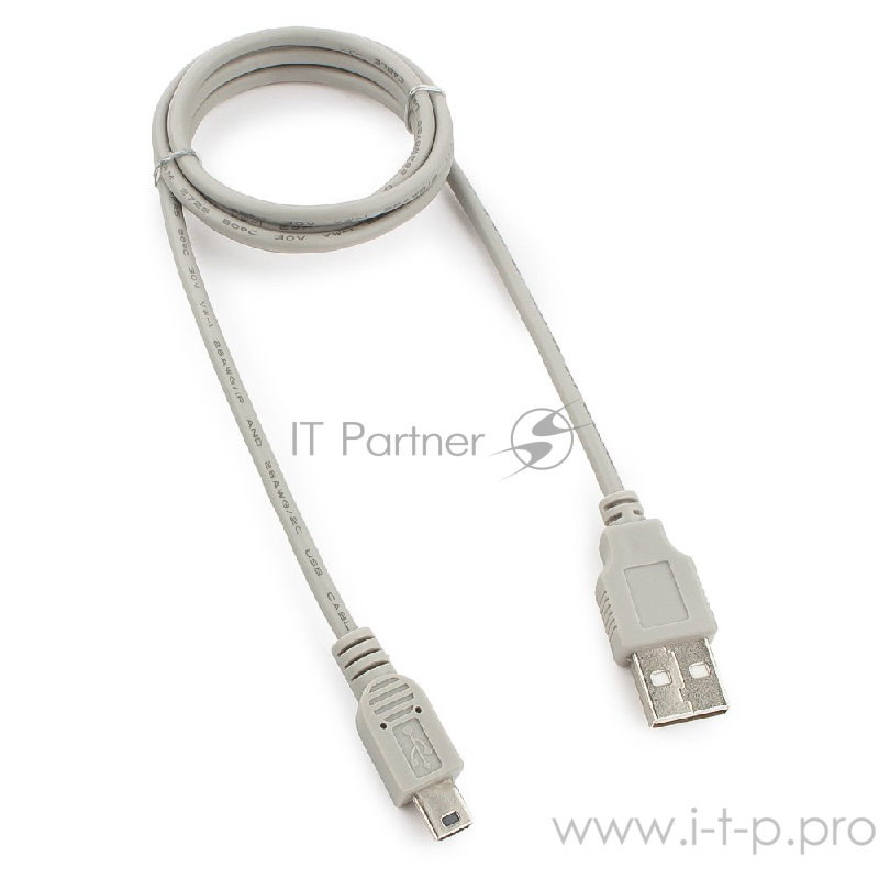 Кабель Gembird CC-USB2-AM5P-3 USB 2.0 кабель для соед. 0.9м А-miniB (5 pin) , пакет