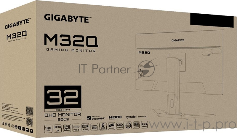 Монитор Gigabyte 31.5 M32Q IPS 2560x1440 170Hz FreeSync 350cd/m2 16:9