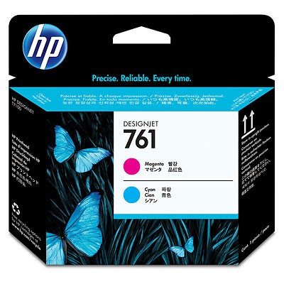 Расходные материалы HP CH646A Печатающая головка №761, Cyan/Magenta {Designjet T7100, Cyan/Magenta}