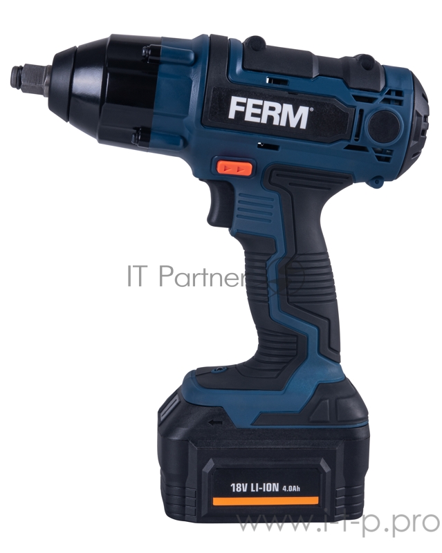 Гайковерт FERM Li-Ion 18V CDM1127 скор.вр.0 - 2300/патрон- 1/4/ крутящий момент- 380 Нм/Напряжениеемкостьтип- 18/ 4.0/ Li-ion/1 батарей
