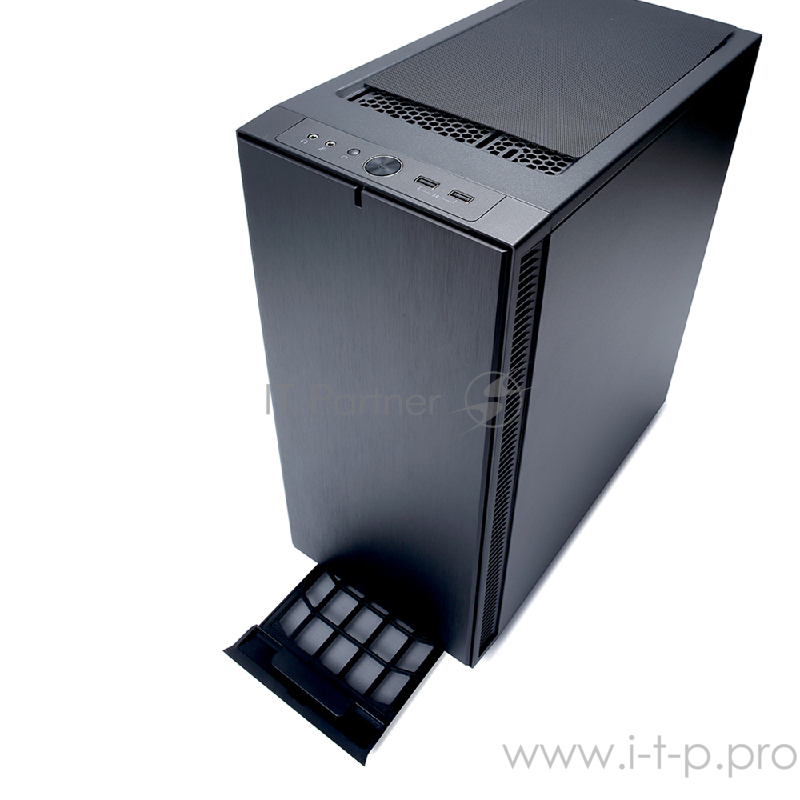 Корпус Minitower Fractal Design Define Mini C FD-CA-DEF-MINI-C-BK, mATX, черный (без БП)