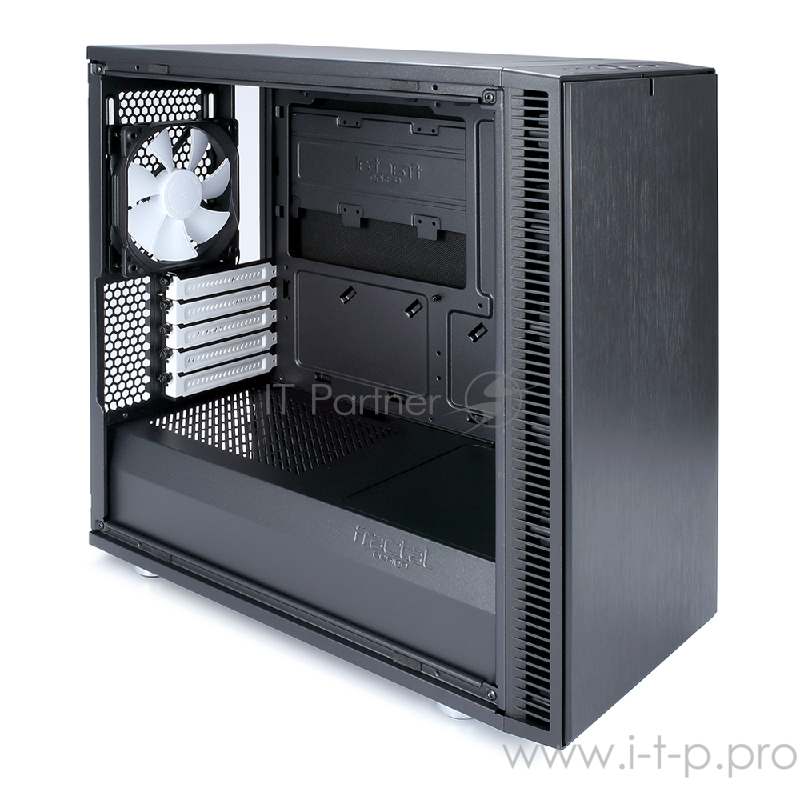 Корпус Minitower Fractal Design Define Mini C FD-CA-DEF-MINI-C-BK, mATX, черный (без БП)