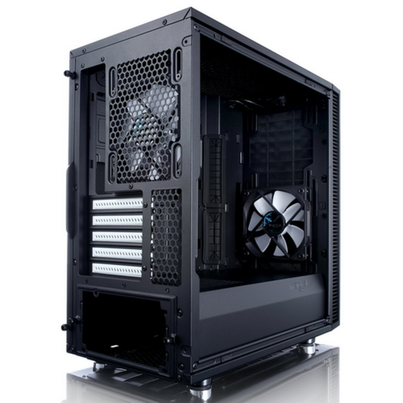 Корпус Minitower Fractal Design Define Mini C FD-CA-DEF-MINI-C-BK, mATX, черный (без БП)