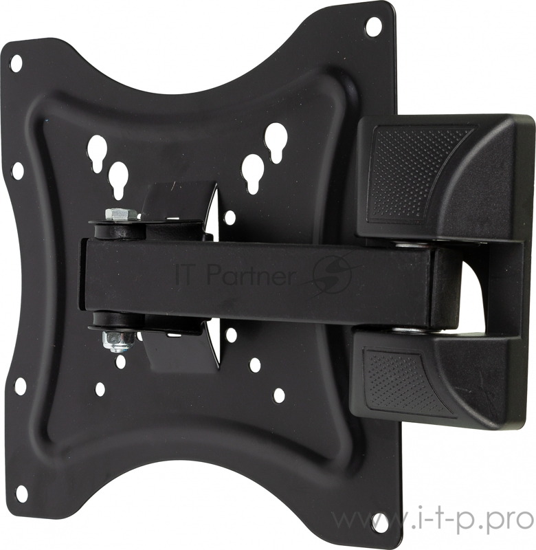 Кронштейн для телевизора Buro FL1 черный 15-48 макс.35кг настенный поворотно-выдвижной и наклонный