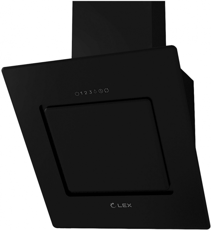 Вытяжка каминная Lex Leila 600 черный управление: сенсорное (1 мотор)
