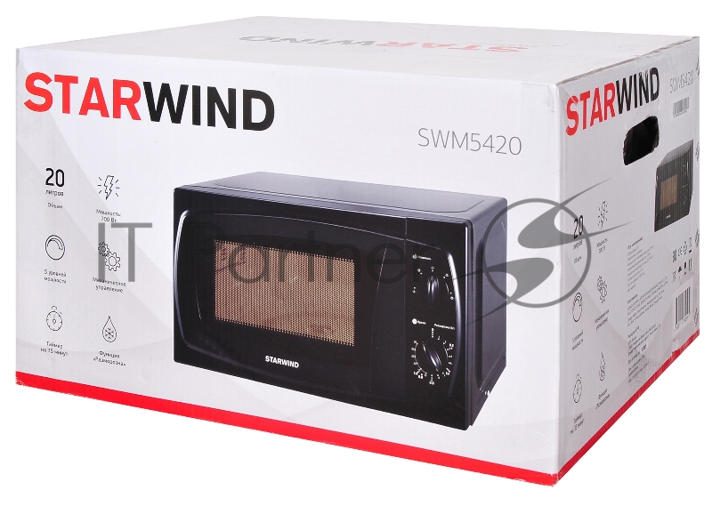Микроволновая Печь Starwind SWM5420 20л. 700Вт черный