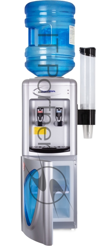 Кулер Aqua Work 0.7-LDR напольный электронный серебристый