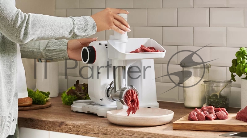 Насадка-мясорубка Bosch MUZS2FWW для кухонных комбайнов белый