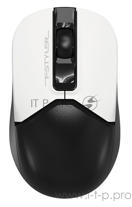 Мышь A4Tech Fstyler FG12 Panda белый/черный оптическая (1200dpi) беспроводная USB (3but)