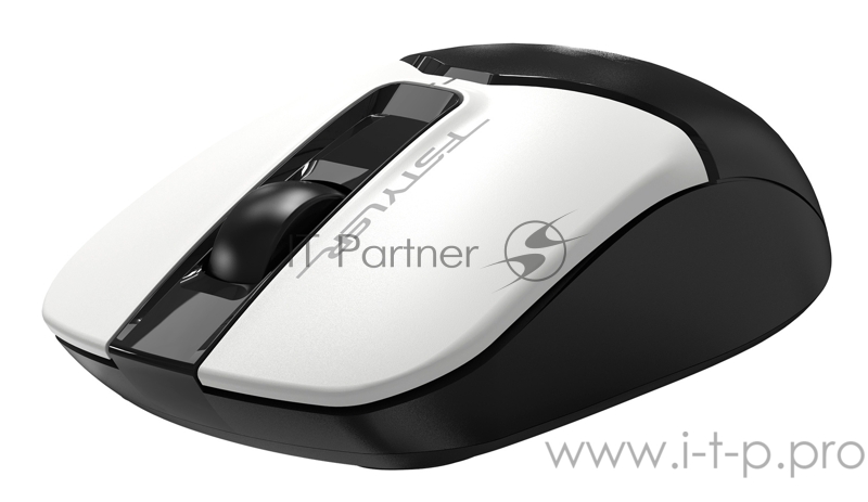 Мышь A4Tech Fstyler FG12 Panda белый/черный оптическая (1200dpi) беспроводная USB (3but)