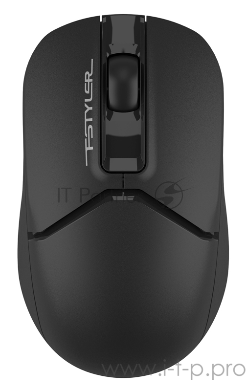Мышь A4Tech Fstyler FG12 черный оптическая (1200dpi) беспроводная USB (3but)