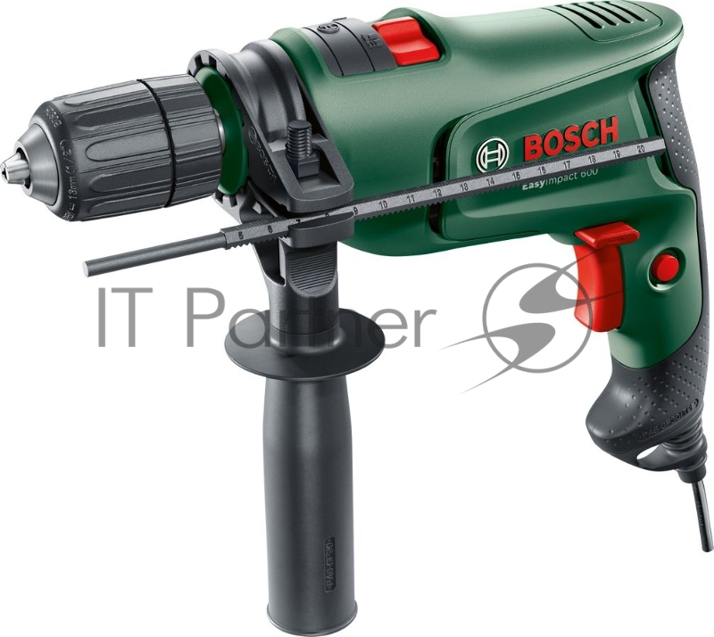 Дрель ударная Bosch EasyImpact 600 патрон:быстрозажимной реверс (кейс в комплекте)