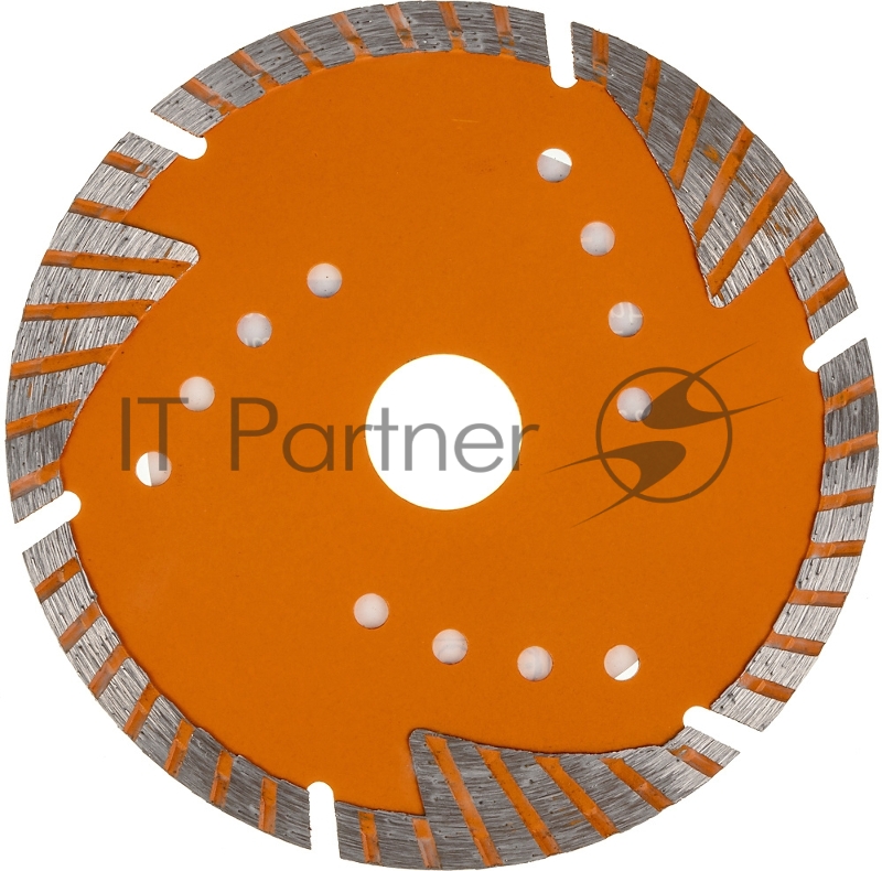 Диск алмазный отрезной Турбо - сегментный 125х22.2мм сухая резка Вихрь 73/10/3/21