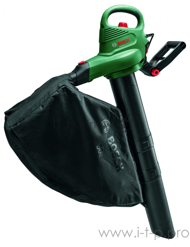 Воздуходувка-пылесос Bosch UniversalGardenTidy 3000 3000Вт пит.:от сети зеленый/черный